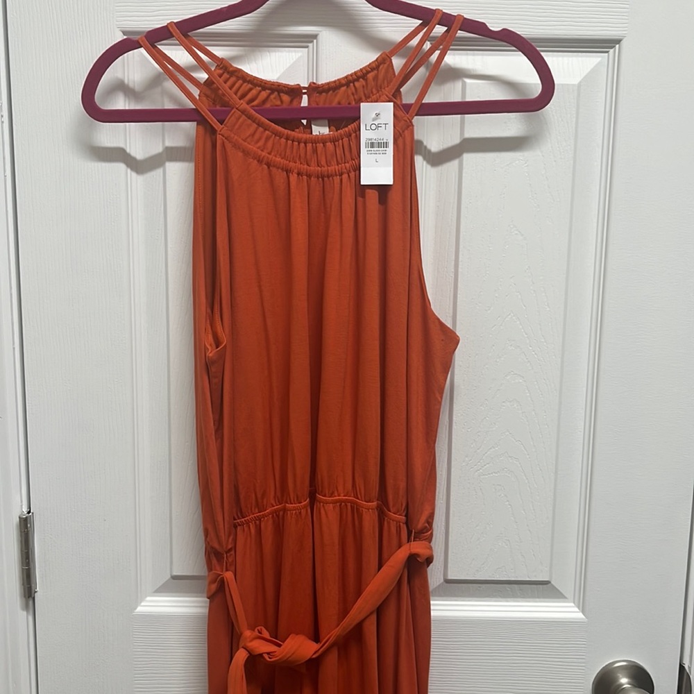 Loft Maxi Dress Orange
